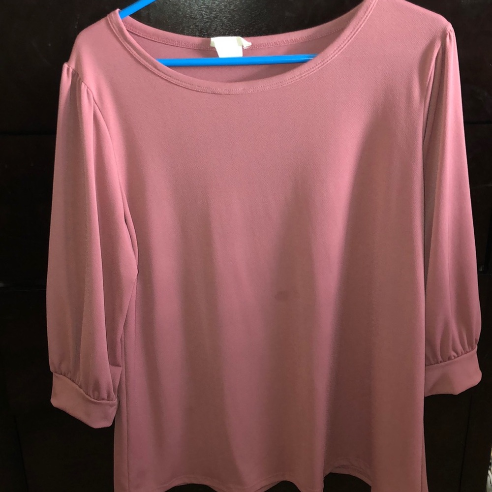 Pink blouse